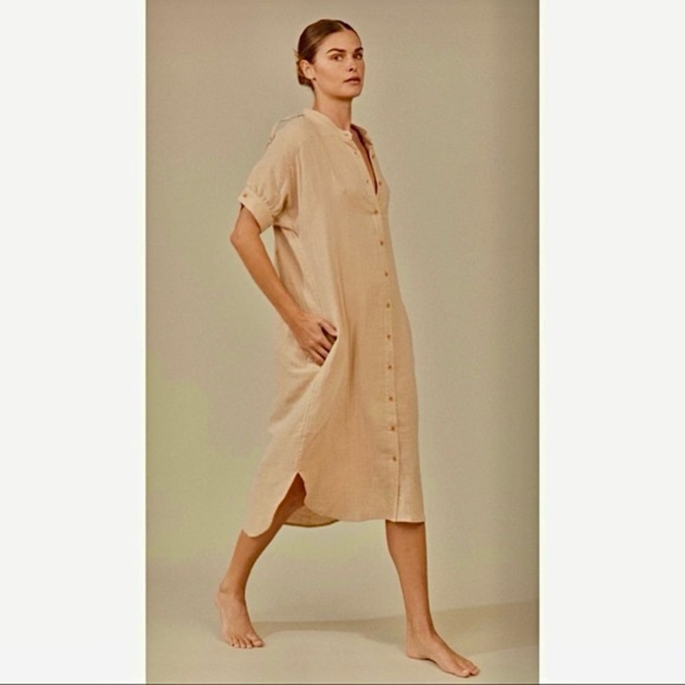 ACACIA Resort Koda dress size P XS oat excellent condition